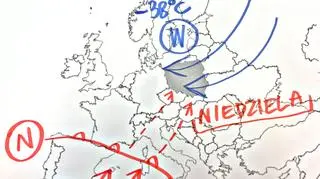 Sytuacja pogodowa w Europie