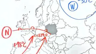 Sytuacja pogodowa w Europie