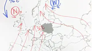 Sytuacja pogodowa w Europie