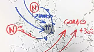 Sytuacja pogodowa w Europie