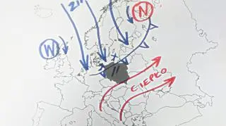 Sytuacja pogodowa w Europie