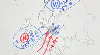 Sytuacja pogodowa w Europie