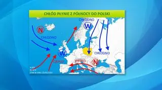 Sytuacja pogodowa w Europie