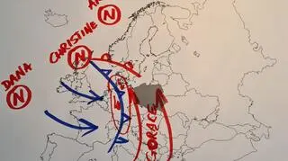 Sytuacja pogodowa w Europie