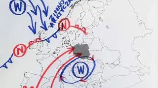 Sytuacja pogodowa w Europie