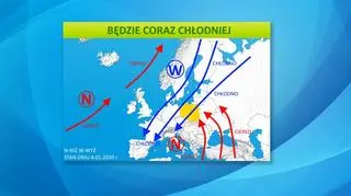 Sytuacja pogodowa w Europie