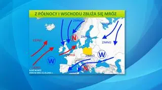 Sytuacja pogodowa w Europie