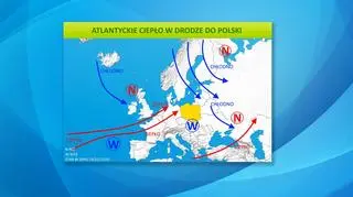 Sytuacja pogodowa w Europie