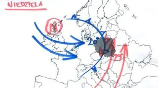 Sytuacja pogodowa w niedzielę