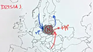Sytuacja pogodowa w niedzielę