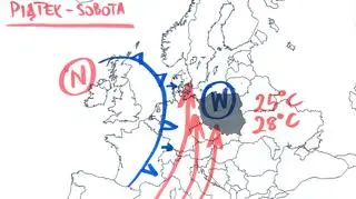 Sytuacja pogodowa w piątek i sobotę