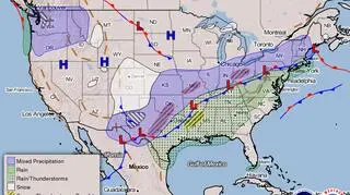 Sytuacja pogodowa w Stanach Zjednoczonych (National Weather Service)