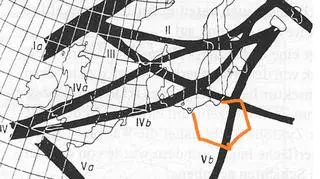 Szlaki niżów i powodziowy szlak niżów śródziemnomorskich wg Wilhelma Jakoba Van Bebbera