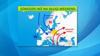 Szwedzki niż na długi weekend