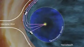 Tak naukowcy wyobrażają sobie przestrzeń zwaną magnetosferą (NASA)