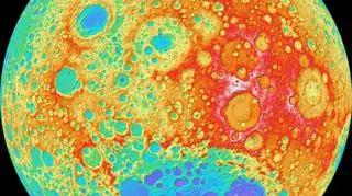 Tak wygląda mapa Księżyca (NASA's Goddard Space Flight Center/DLR/ASU)