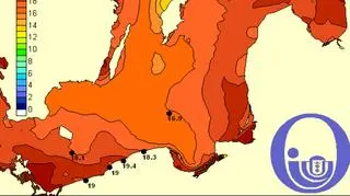 Temperatura Bałtyku/Pracownia Dynamiki Morza, Instytut Oceanografii, Uniwersytet Gdański