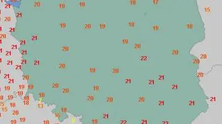 Temperatura maksymalna 30 października (wetteronline.de)