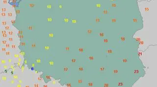 Temperatura maksymalna o godzinie 15.30 (wetteronline.de)