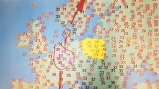 Temperatura maksymalna w Europie w piątek 26 czerwca (wetteronline