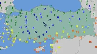 Temperatura maksymalna w Turcji w środę (wetteronline