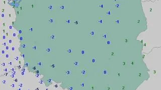 Temperatura minimalna 1 stycznia (wetteronline.de)