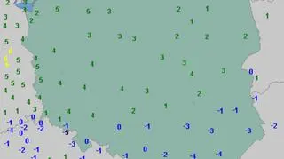 Temperatura minimalna 27 listopada (wetteronline