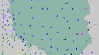 Temperatura minimalna w nocy o godzinie 3 (wetteronline