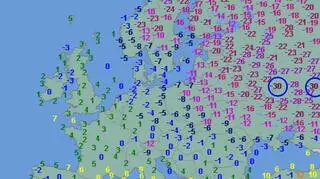 Temperatura minimalna w środę rano