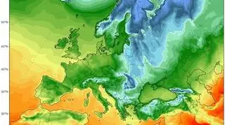 Temperatura o poranku 1 listopada (University of Maine/GFS)