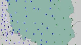 Temperatura powietrza o godzinie 8.30 (wetteronline.de)