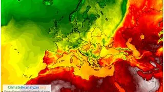 Temperatura powietrza w Europie w czwartek 18 czerwca