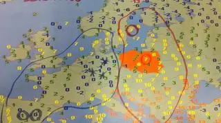 Temperatura powietrza w niedzielę o godzinie 6 (wetteronline