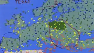 Temperatura powietrza w sobotę o godzinie 6 (wetteronline