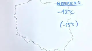 Temperatura powietrza w weekendowe noce