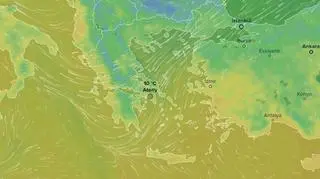 Temperatura w Atenach 10.02 (ventysky.com)
