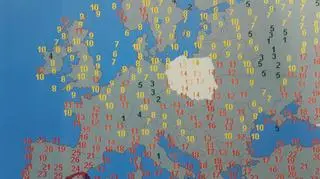 Temperatura w Europie 14 kwietnia 