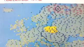 Temperatura w Europie w niedzielę rano