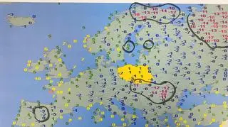 Temperatura w Europie we wtorek rano