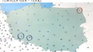 Temperatura w piątek rano