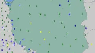 Temperatura w Polsce 17 kwietnia o godzinie 5