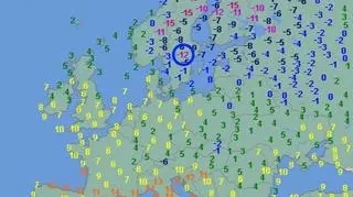 Temperatura w sobotę rano