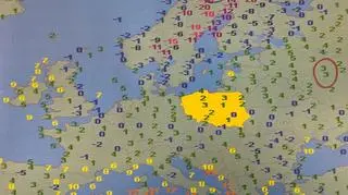 Temperatura we wtorek rano w Europie