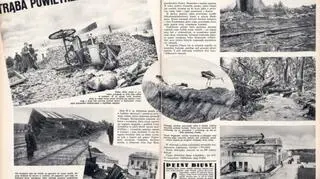 Trąba powietrzna w Lublinie. Artykuł w gazecie "Światowid" z 1.08.1931 r.