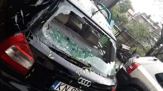 Trąba powietrzna w Małopolsce