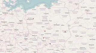 Trąby powietrzne w Polsce od początku 2017 roku (ESWD, CC BY SA)