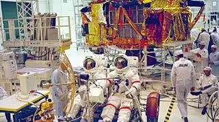 Trening astronautów Apollo 17 (NASA)