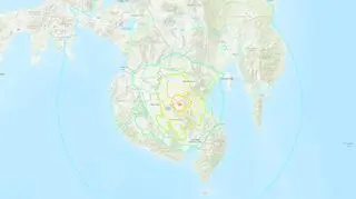 Trzęsienie ziemi miało magnitudę 6