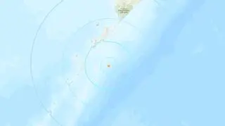 Trzęsienie ziemi na Kurylach (USGS)