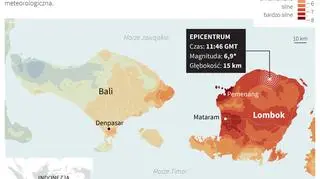 Trzęsienie ziemi w Indonezji (Adam Ziemienowicz/PAP/Reuters)